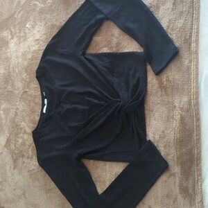 Wilfred Free Aritzia Light Cropped Sweater